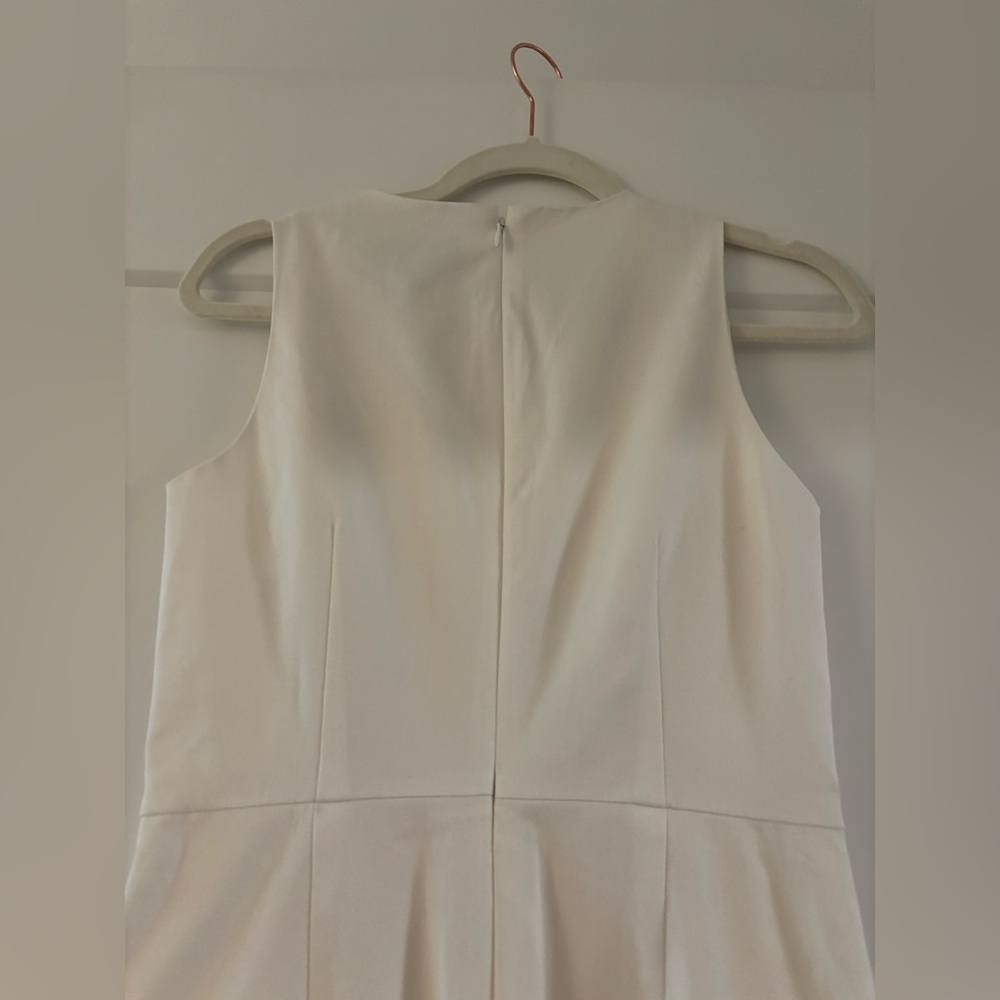 JCrew Elegant Cream Sleeveless Dress - Picture 6 of 6